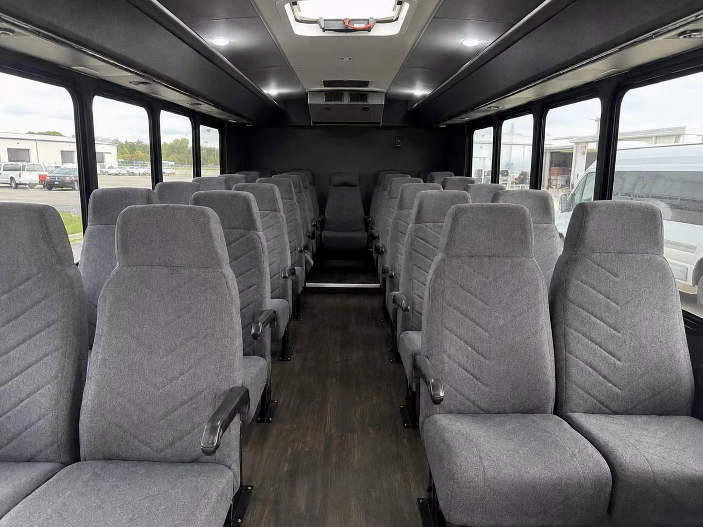 15 passenger minibus inside