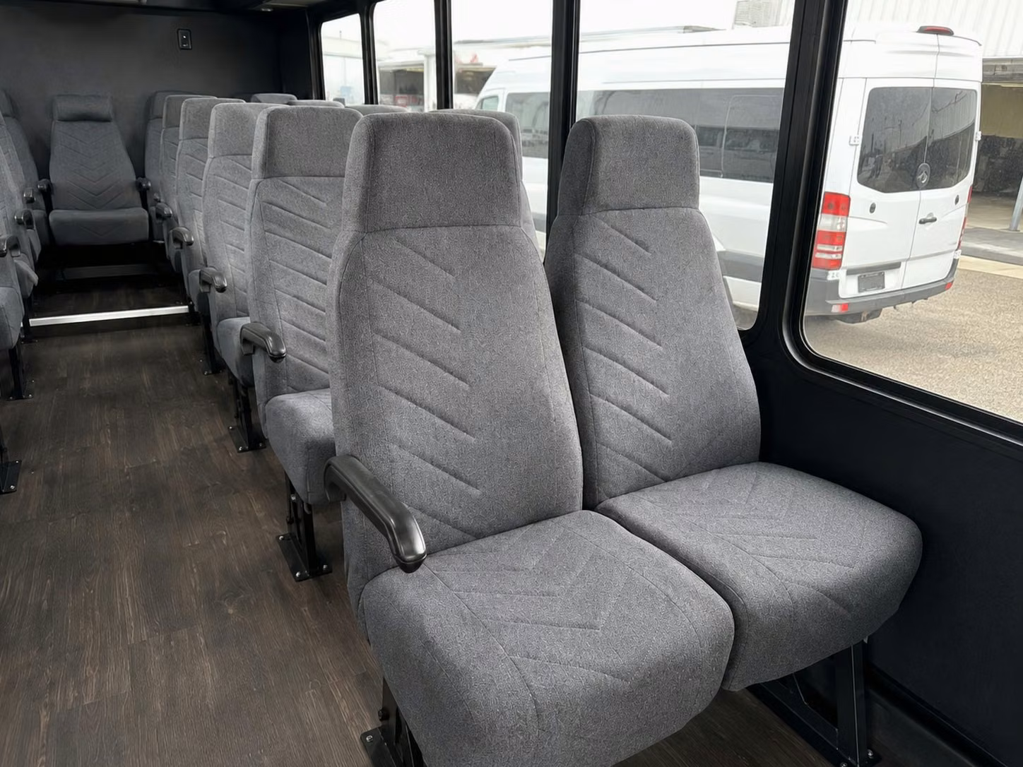 15 passenger minibus interior