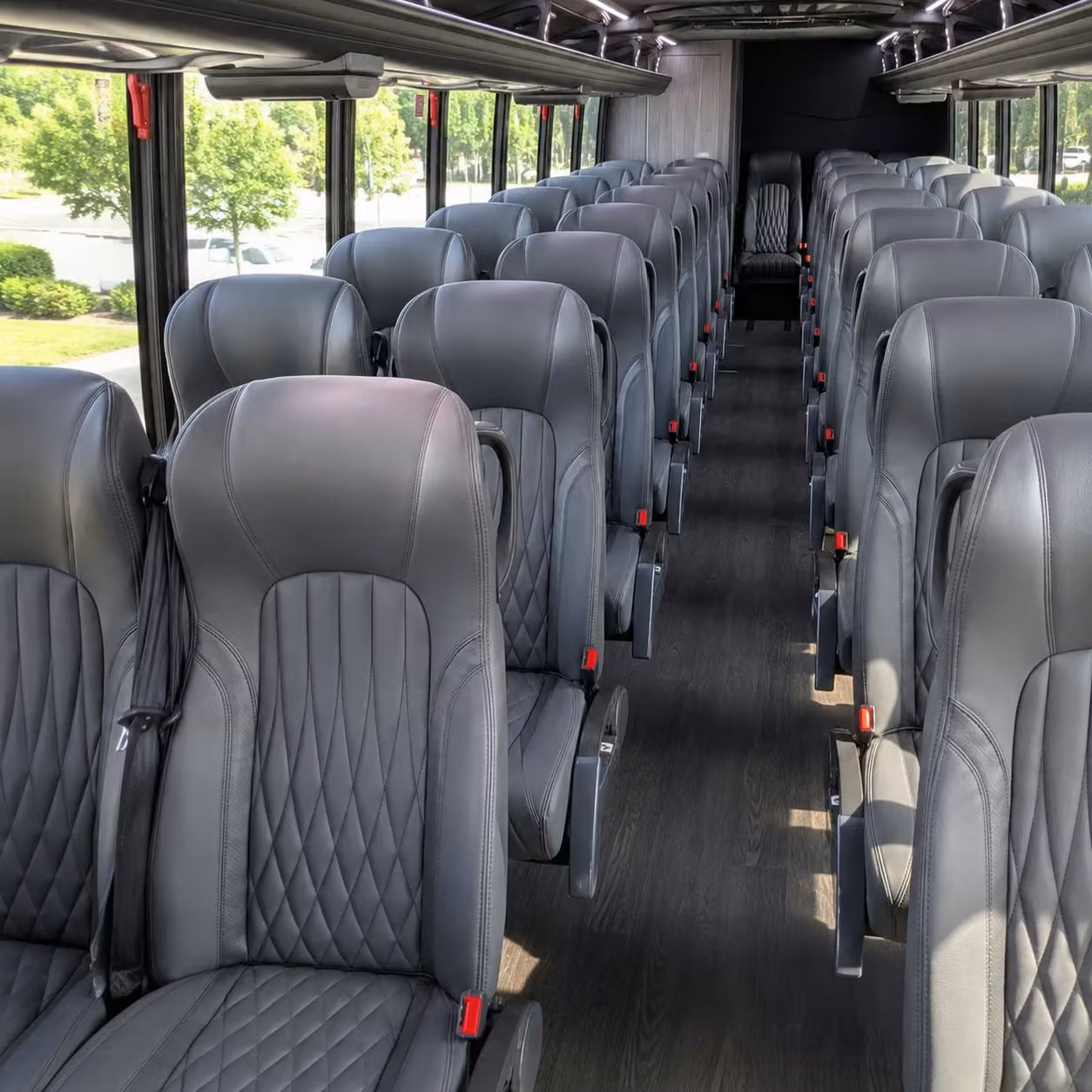 25 passenger minibus interior