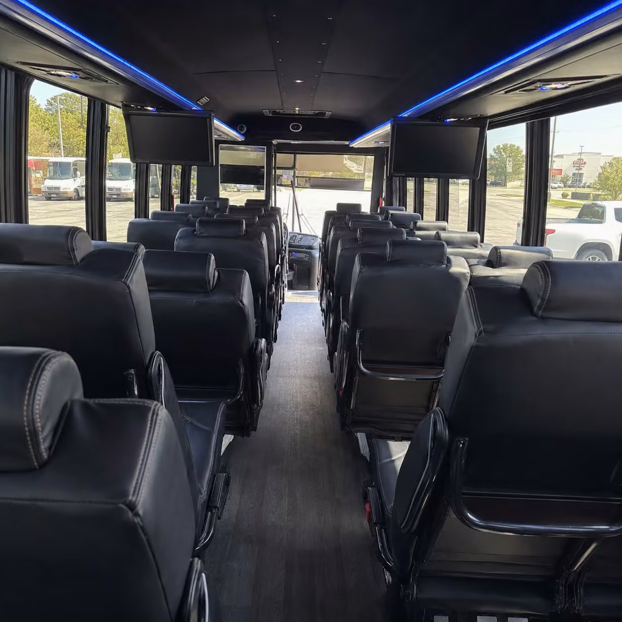 35 passenger minibus inside