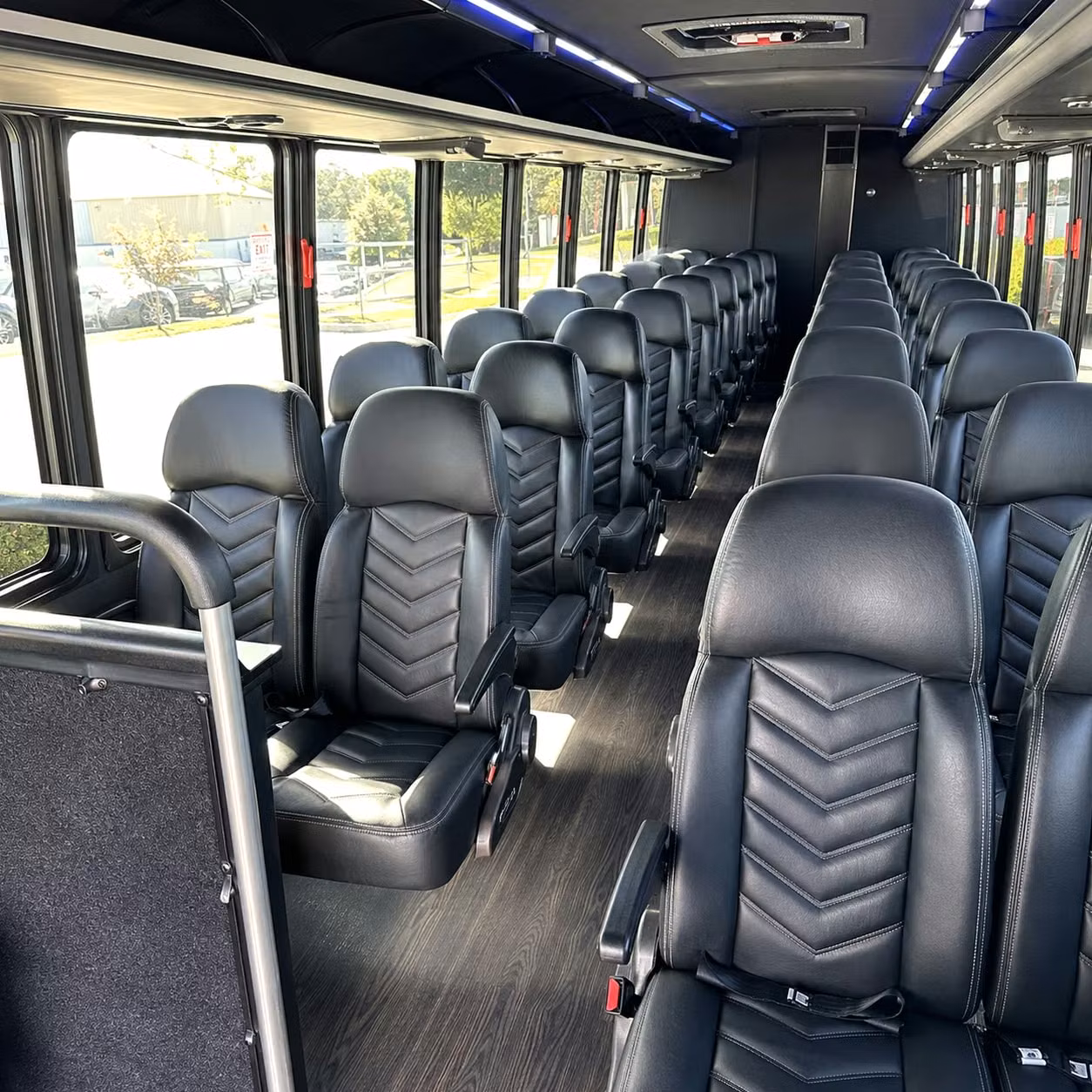 35 passenger minibus interior