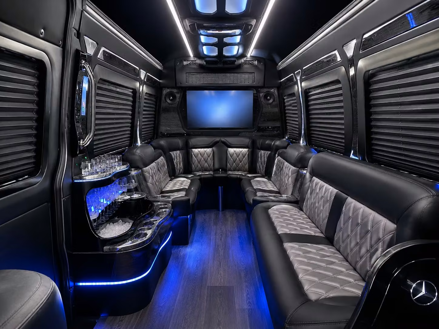 bus rental options for burbank trips